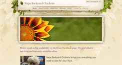 Desktop Screenshot of napabackyardchickens.com